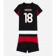 Maillot de foot AC Milan Christopher Nkunku #18 Domicile vêtements enfant 2025-26 Manches Courtes (+ pantalon court)